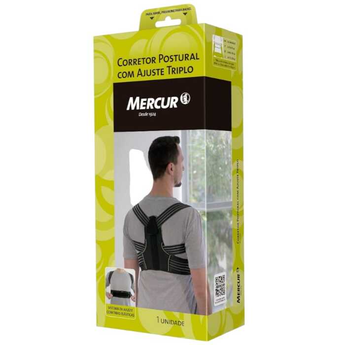 Corretor Postural Com Ajuste Triplo - Mercur