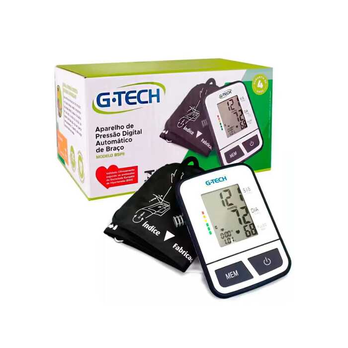 Aparelho De Pressão Digital Automático De Braço - G Tech