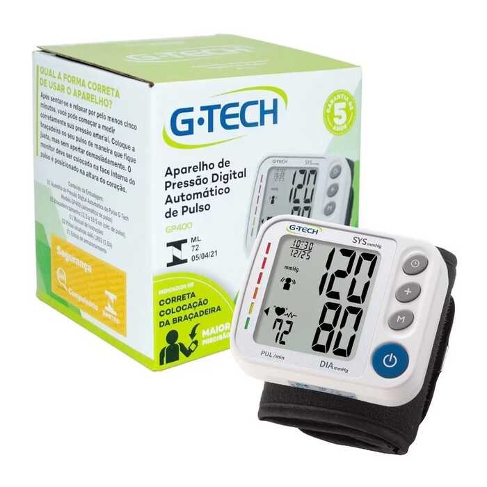 Aparelho De Pressão Digital Automático De Pulso - G Tech