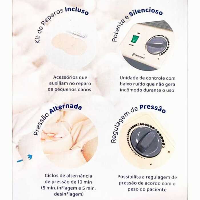 Colchão Pneumático De Pressão Alternada - Dellamed
