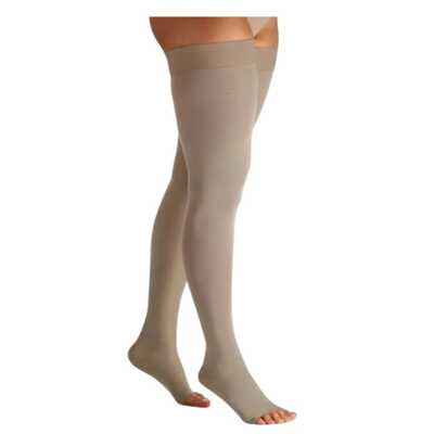 Meia De Compressão - Sigvaris 20-30 mmHg (Média Compressão) Select Comfort Premium - Meia Coxa 7/8 - Ponteira Aberta