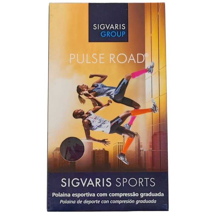 Polaina Esportiva Pulse Road - Sigvaris Com Compressão Graduada 20-30 mmHg (Média Compressão)