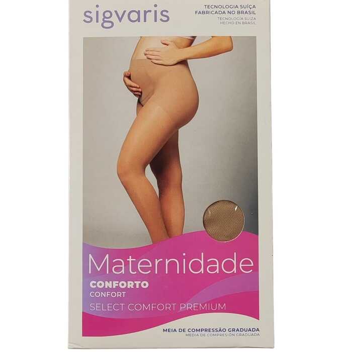 Meia Calça Materna - Sigvaris 20-30 mmHg (Média Compressão) Select Comfort Premium - Ponteira Aberta