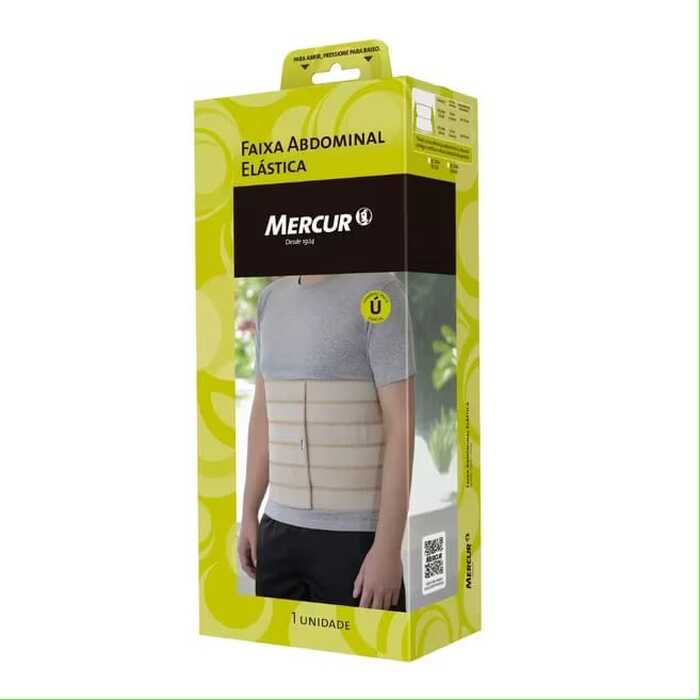 Faixa Abdominal Elástica 30 x 140cm - Mercur