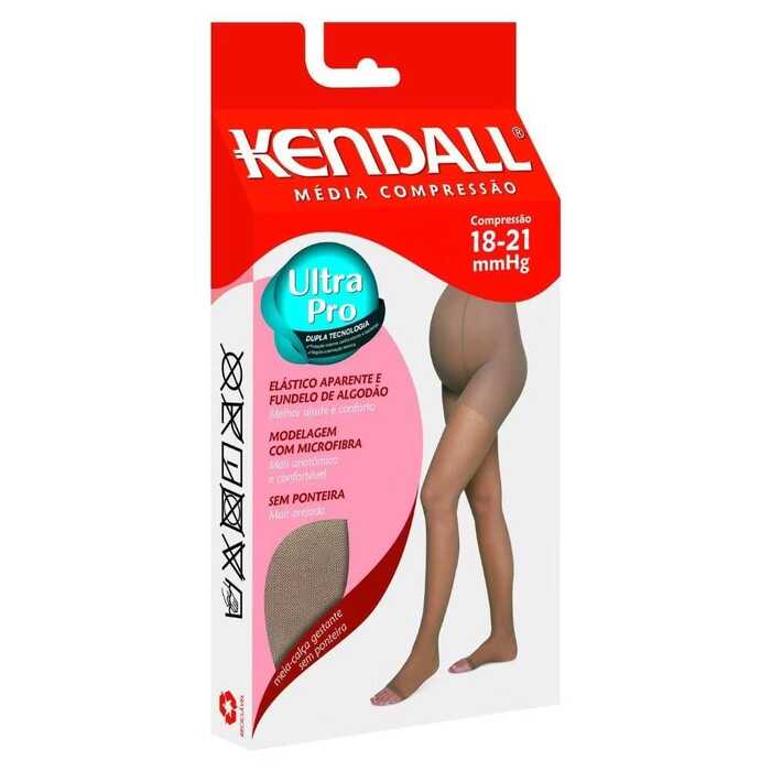 Meia Calça De Compressão Gestante - Kendall 18-21 mmHg (Média Compressão) Ultra Pro - Ponteira Aberta