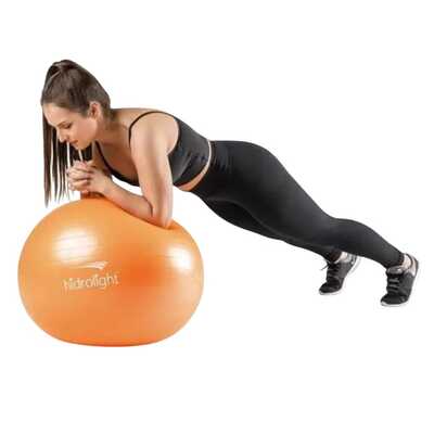 Bola de Exercícios 55 cm (Laranja) - Hidrolight 