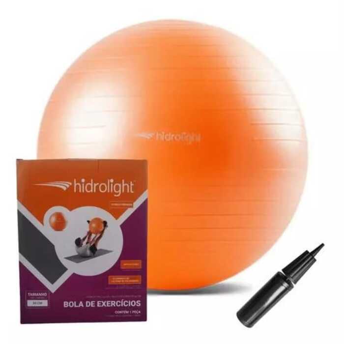 Bola de Exercícios 55 cm (Laranja) - Hidrolight 