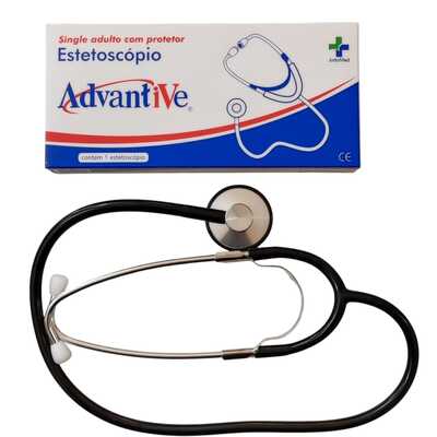 Estetoscópio Adulto Single Com Protetor - Advantive