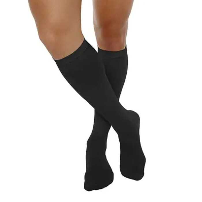 Meia De Compressão Masculina - Kendall 20-30 mmHg (Alta Compressão) Ultra Pro - Panturrilha 3/4 - Ponteira Fechada