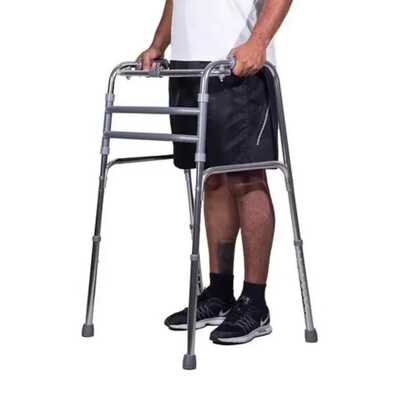 Andador De Alumínio Articulado Dobrável Adulto - Mercur