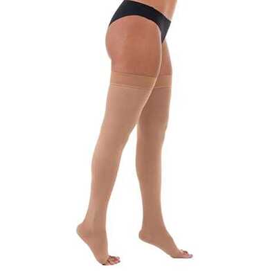 Meia De Compressão Ultraline - Venosan 20-30 mmHg (Média Compressão) - Meia Coxa 7/8 - Ponteira Aberta