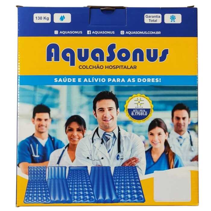 Colchão Hospitalar Caixa de Ovo Fechada Sem Cabeceira (Ar) 1,90 x 0,90