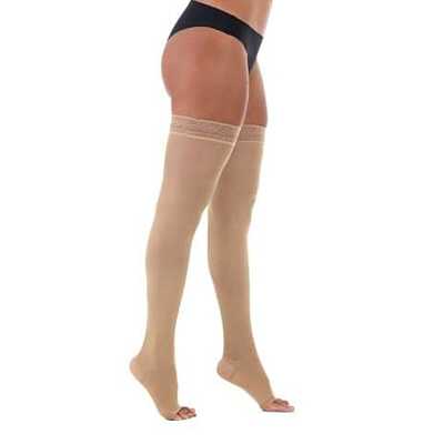 Meia De Compressão 6000 - Venosan 20-30 mmHg (Média Compressão) - Meia Coxa 7/8 - Ponteira Aberta