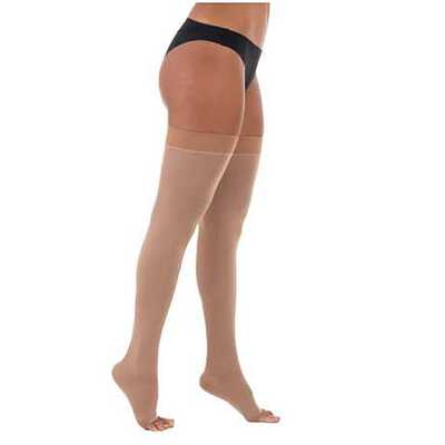 Meia De Compressão Comfortline - Venosan 20-30 mmHg (Média Compressão) - Meia Coxa 7/8 - Ponteira Aberta