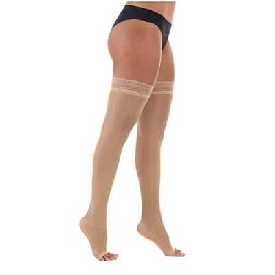 Meia De Compressão Legline - Venosan 20-30 mmHg (Média Compressão) - Meia Coxa 7/8 - Ponteira Aberta