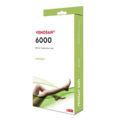 Meia Calça De Compressão 6000  - Venosan 20-30 mmHg (Média Compressão) - Ponteira Aberta