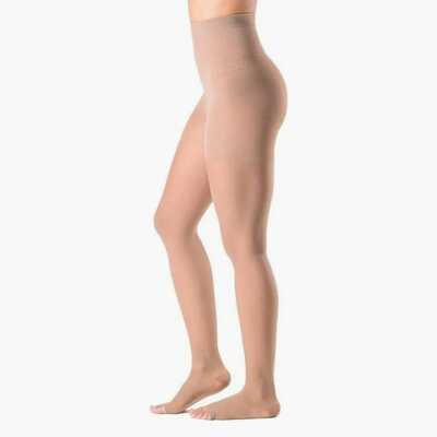 Meia Calça De Compressão Ultraline - Venosan 20-30 mmHg (Média Compressão) - Ponteira Aberta