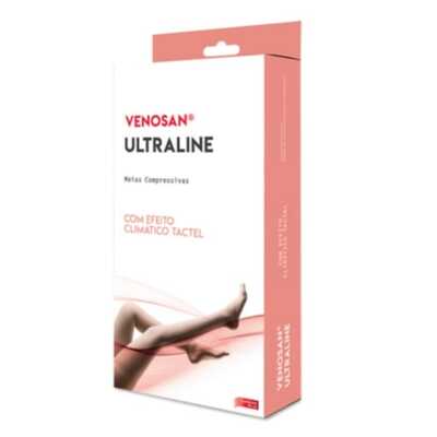 Meia Calça De Compressão Ultraline - Venosan 20-30 mmHg (Média Compressão) - Ponteira Aberta