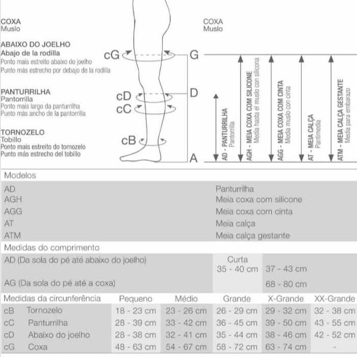 Meia Calça De Compressão Ultraline - Venosan 20-30 mmHg (Média Compressão) - Ponteira Aberta