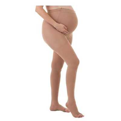 Meia Calça De Compressão Ultraline Materna  - Venosan 20-30 mmHg (Média Compressão) - Ponteira Aberta