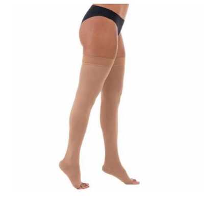 Meia De Compressão Ultraline - Venosan 30-40 mmHg (Alta Compressão) - Meia Coxa 7/8 - Ponteira Aberta