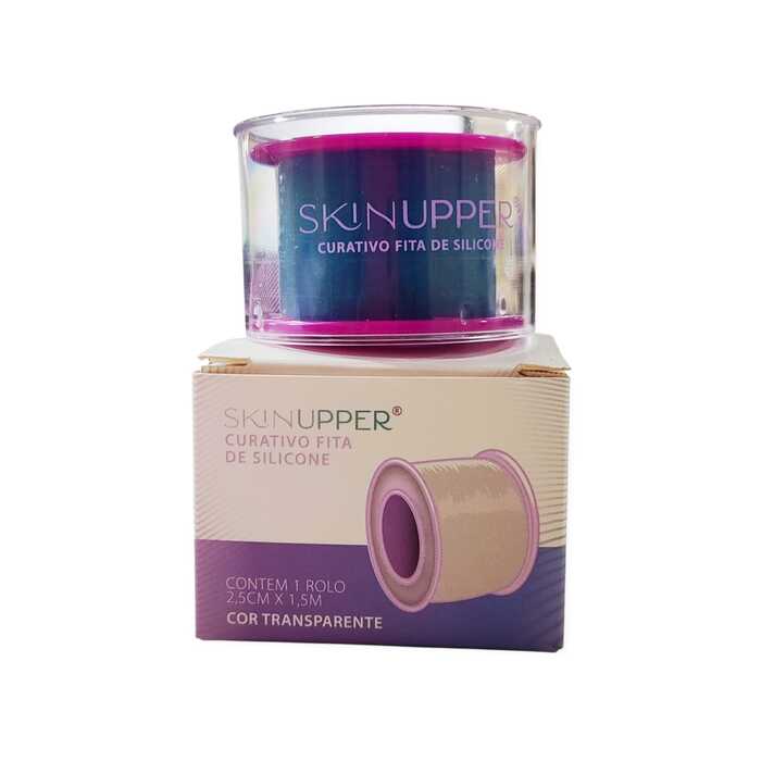 Curativo Fita De Silicone Transparente 2,5 x 1,5cm - Skinupper