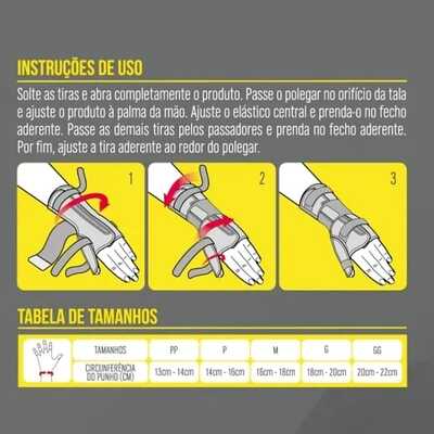 Tala Punho e Polegar (Esquerda) - Kestal 