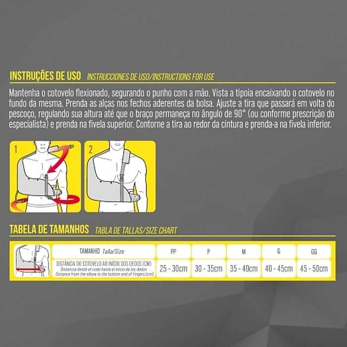 Tipoia Velpeau Estofada Bilateral - kestal 