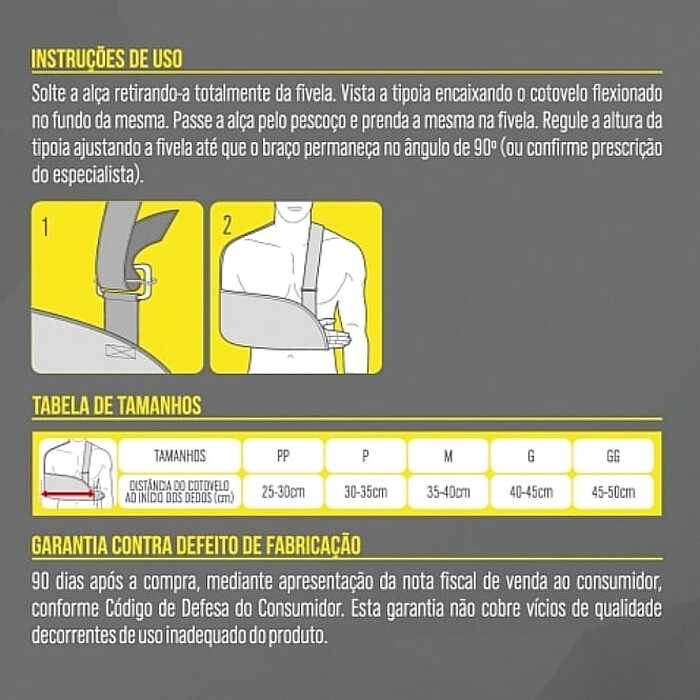 Tipoia Ortopédica Simples - Kestal