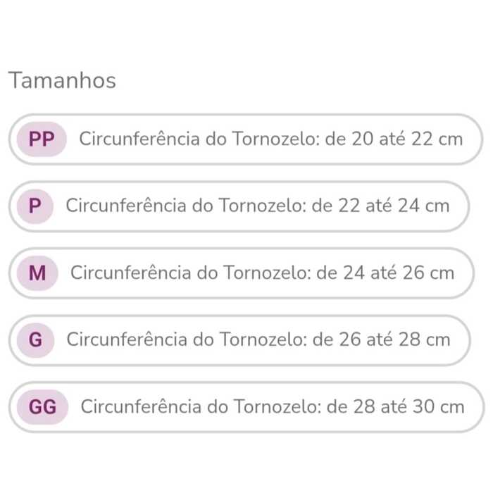 Tornozeleira Curta - Hidrolight