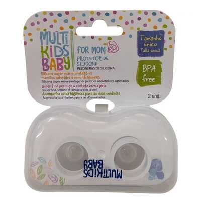 Protetor De Mamilo De Silicone - Multikids Baby