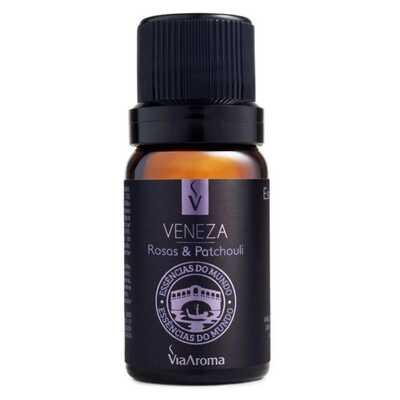 Essência Veneza - Rosas E Patchouli - Via Aroma 10ml 