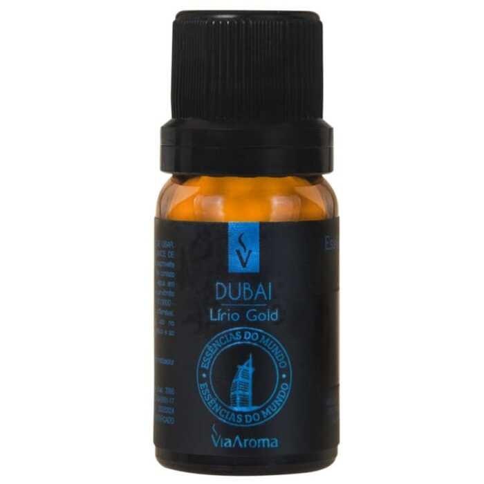 Essência Dubai - Lírio Gold - Via Aroma 10ml 