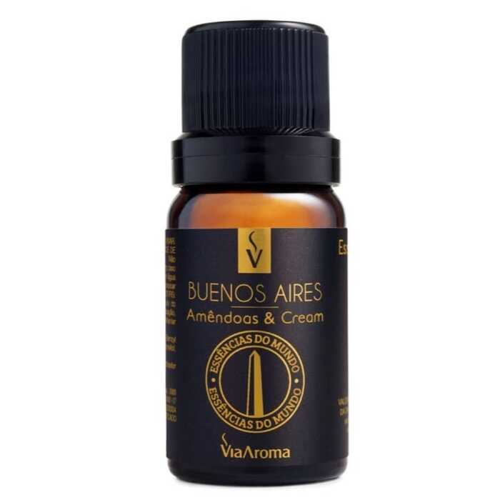 Essência Buenos Aires - Amêndoas & Cream - Via Aroma 10ml