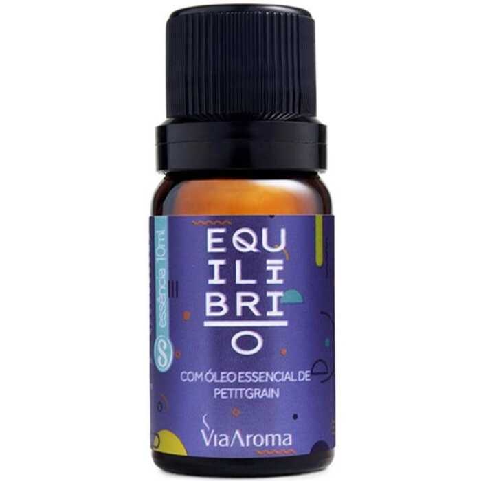 Essência Equilíbrio - Com Óleo Essencial De Petitgrain - Via Aroma 10ml