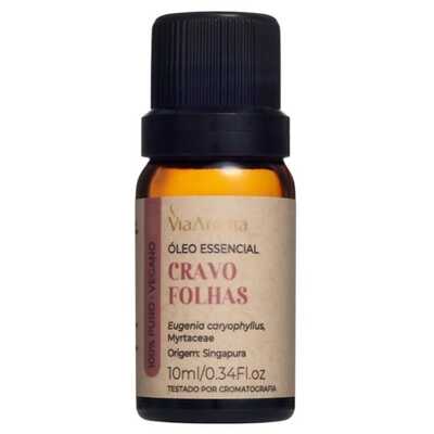 Óleo Essencial Cravo Folhas - Via Aroma 10ml