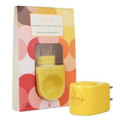 Aromatizador Elétrico Bivolt Amarelo - Via Aroma 