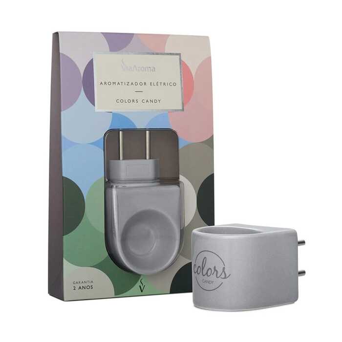Aromatizador Elétrico Bivolt Cinza - Via Aroma 