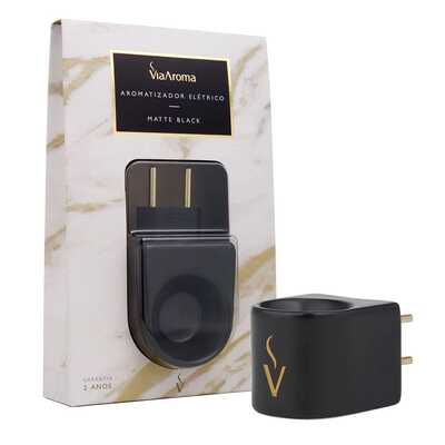 Aromatizador Elétrico Bivolt Matte Black - Via Aroma