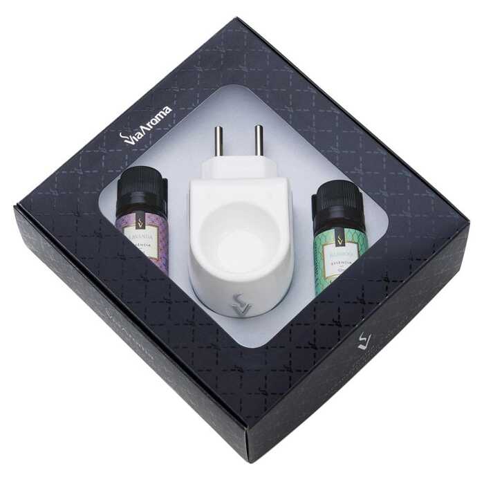 Kit Aromatizador Elétrico Standard + 2 Essências (Bamboo + Lavanda)