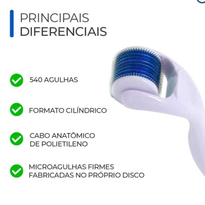 Derma Roller 540 Agulhas – 2,50 mm - Smart GR