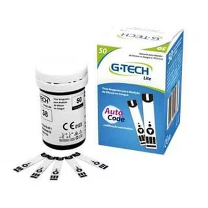 Tiras Reagentes Para Medição De Glicose No Sangue - G Tech