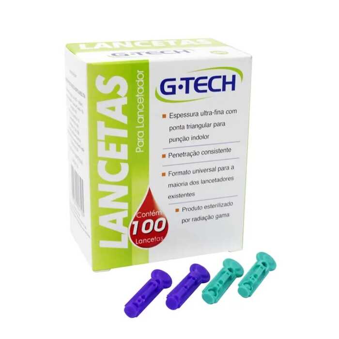 Lancetas Para Lancetador - G Tech 