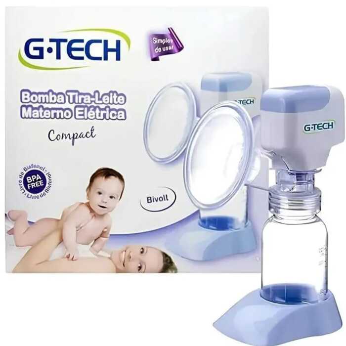 Bomba Tira Leite Elétrica Compact - G Tech 