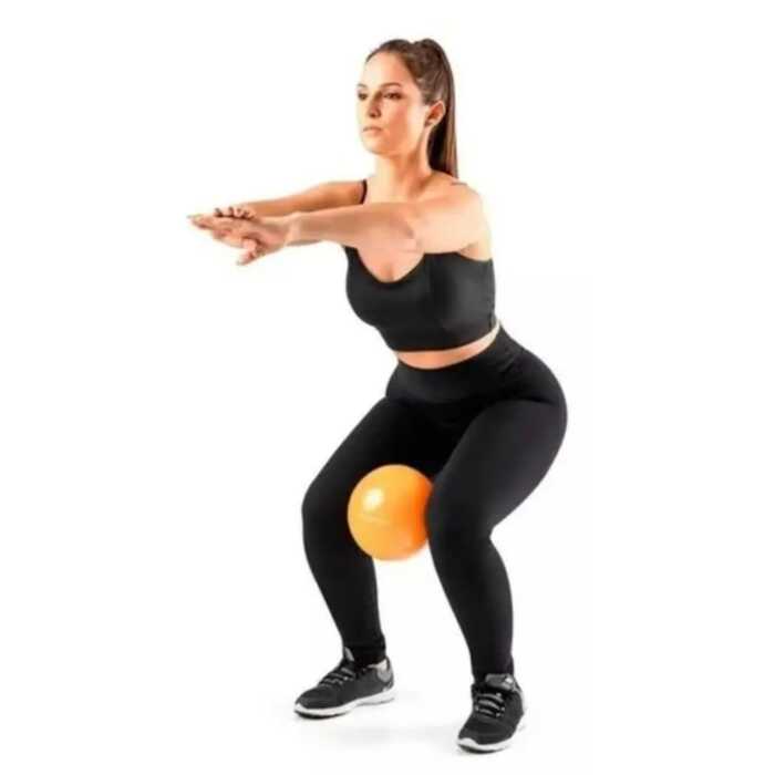 Bola de Exercícios 20 cm (Laranja) - Hidrolight 