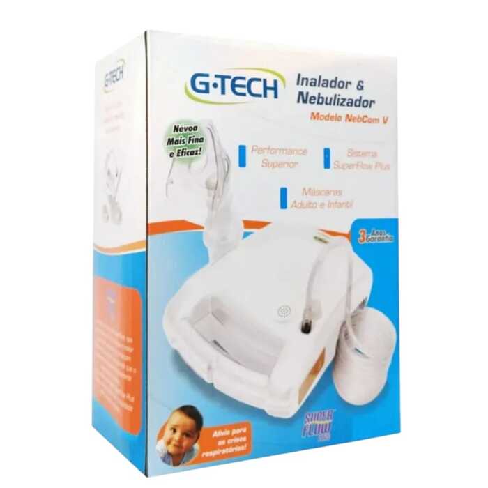 Inalador E Nebulizador Modelo NebCom V - G Tech