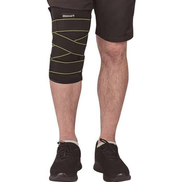 Joelheira Articulada Com Dobradiças E Cintas Cruzadas - Mercur 