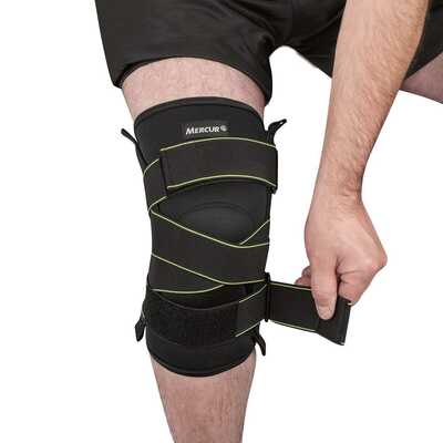 Joelheira Articulada Com Dobradiças E Cintas Cruzadas - Mercur 