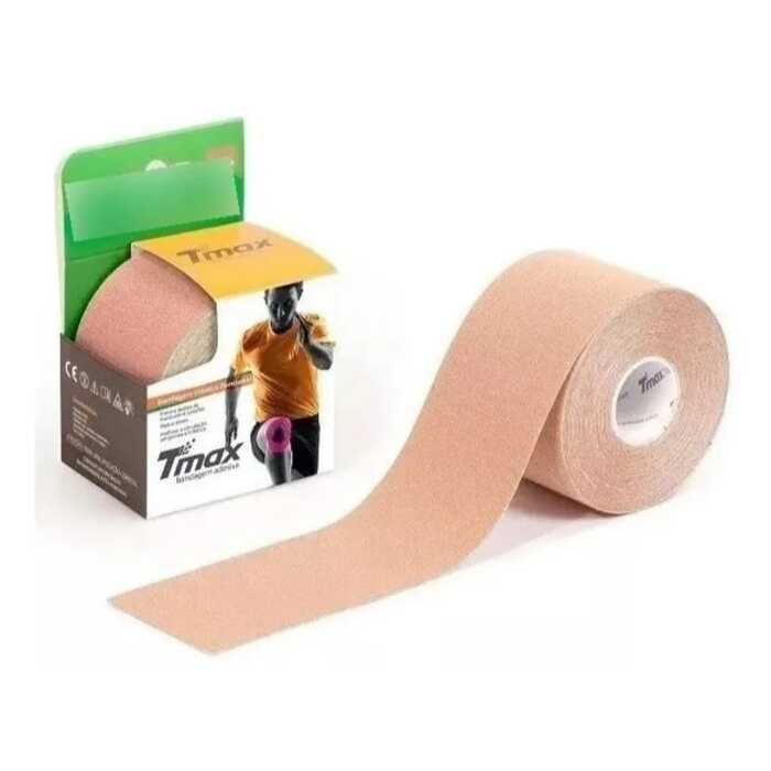 Bandagem Elástica Adesiva (Fita De Kinésio) Bege - Tmax