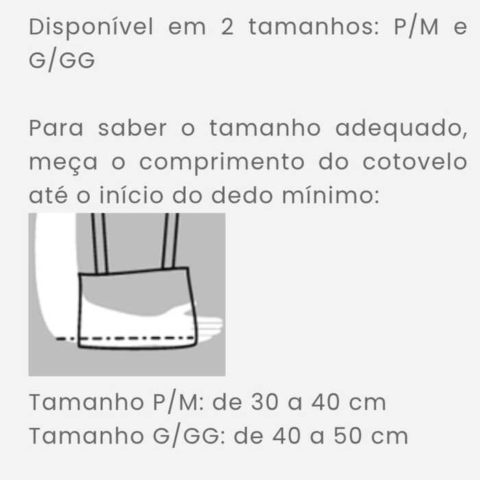 Tipoia Ortopédica Com Suporte Duplo - Mercur 